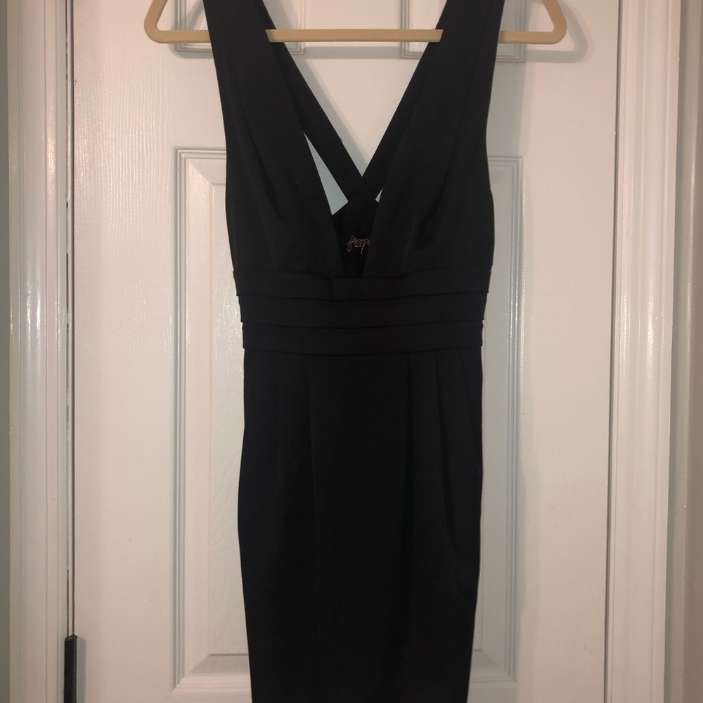 Free people mini dress black